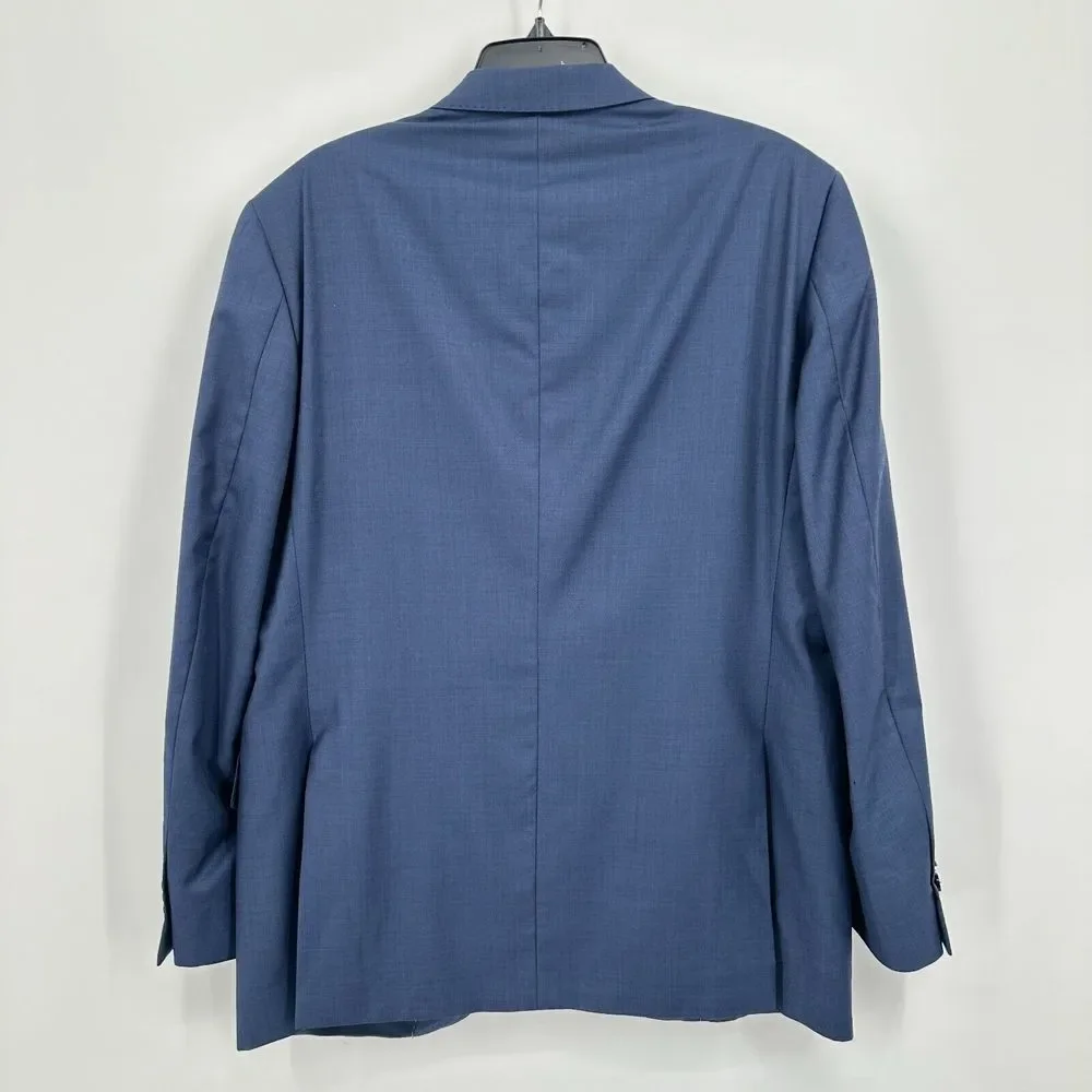 Peter Millar Blazer Jacket Mens‎ 42 Blue Single Breasted Business Casual FLAWS
